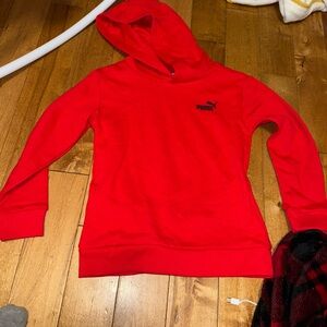 Puma Red Kids Hoodie